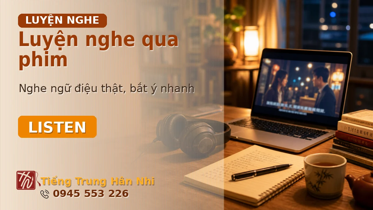 Luyện nghe chuyên sâu qua phim