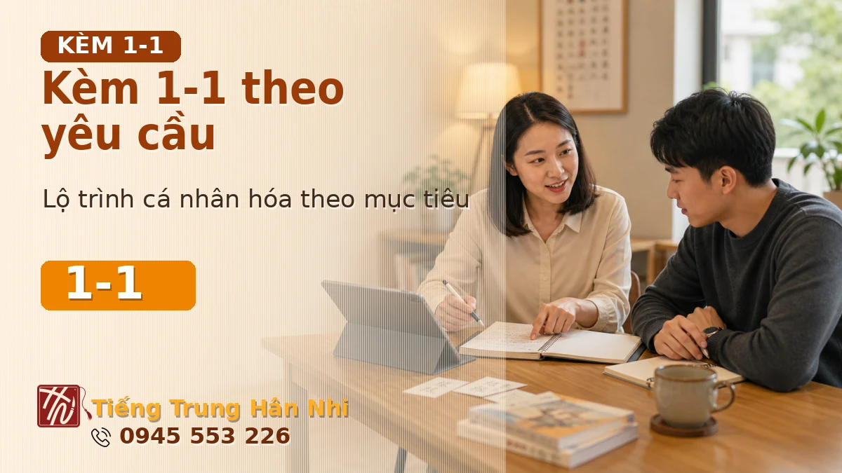 Kèm 1-1 theo yêu cầu