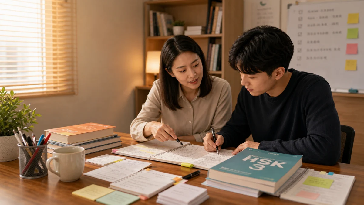 Học viên quay lại học HSK 3 sau khi hoàn thành nền HSK 2