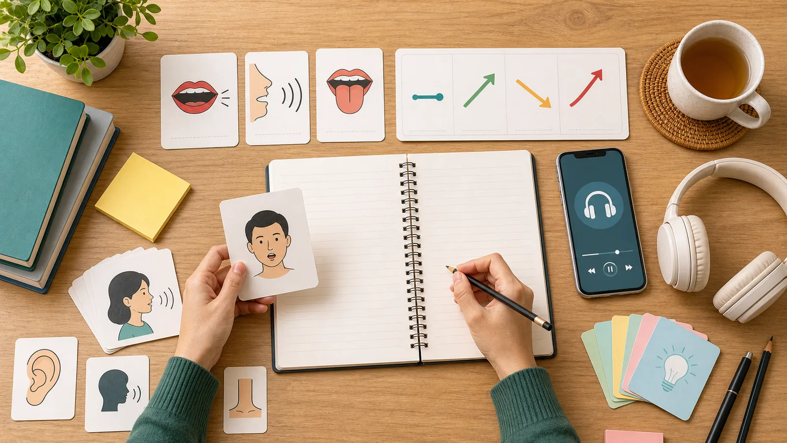 Góc tự học pinyin và thanh điệu tiếng Trung tại nhà